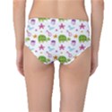 Turtles Animals Sea Life Mid-Waist Bikini Bottoms View2