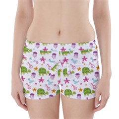 Turtles Animals Sea Life Boyleg Bikini Wrap Bottoms by Amaryn4rt