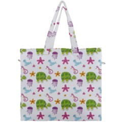 Turtles Animals Sea Life Canvas Travel Bag by Amaryn4rt