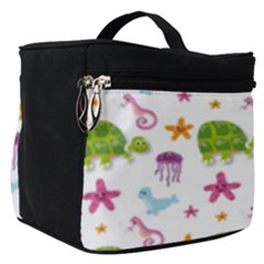 Turtles Animals Sea Life Make Up Travel Bag (small) by Amaryn4rt