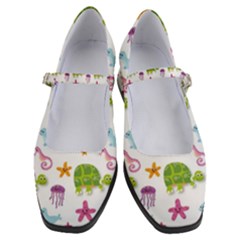 Turtles Animals Sea Life Women s Mary Jane Shoes by Amaryn4rt