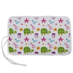 Turtles Animals Sea Life Pen Storage Case (l) by Amaryn4rt