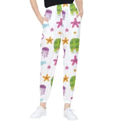 Turtles Animals Sea Life Tapered Pants