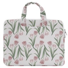 Illustration Flower Floral Design Pattern Macbook Pro 13  Double Pocket Laptop Bag by Amaryn4rt