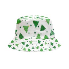 Christmas Trees Pattern Design Pattern Inside Out Bucket Hat by Amaryn4rt