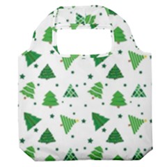 Christmas Trees Pattern Design Pattern Premium Foldable Grocery Recycle Bag by Amaryn4rt