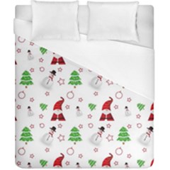 Santa Claus Snowman Christmas Xmas Duvet Cover (california King Size)