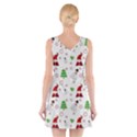 Santa Claus Snowman Christmas Xmas V-Neck Sleeveless Dress View2