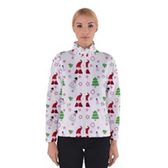 Santa Claus Snowman Christmas Xmas Women s Bomber Jacket