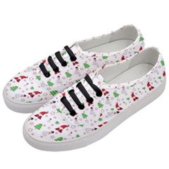 Santa Claus Snowman Christmas Xmas Women s Classic Low Top Sneakers