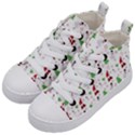 Santa Claus Snowman Christmas Xmas Kids  Mid-Top Canvas Sneakers View2