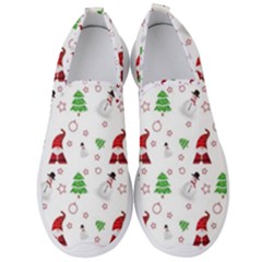 Santa Claus Snowman Christmas Xmas Men s Slip On Sneakers