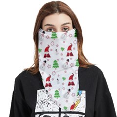 Santa Claus Snowman Christmas Xmas Face Covering Bandana (triangle) by Amaryn4rt