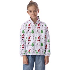 Santa Claus Snowman Christmas Xmas Kids  Half Zip Hoodie