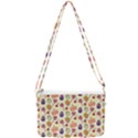 Food Illustration Cupcake Pattern Lollipop Double Gusset Crossbody Bag View2