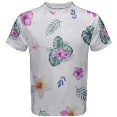 Template-flower Men s Cotton Tee by nateshop