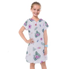 Template-flower Kids  Drop Waist Dress by nateshop