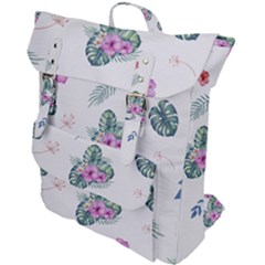 Template-flower Buckle Up Backpack by nateshop