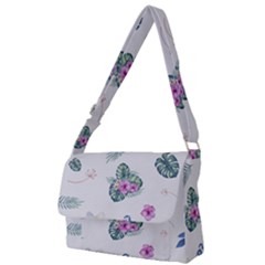 Template-flower Full Print Messenger Bag (l) by nateshop