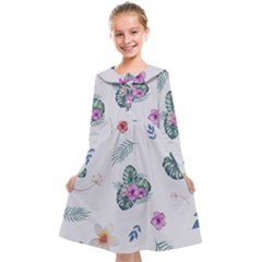 Template-flower Kids  Midi Sailor Dress by nateshop