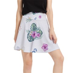 Template-flower Waistband Skirt by nateshop