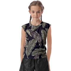 Jungle Sheets Tropical Pattern Kids  Raglan Cap Sleeve Tee by Amaryn4rt