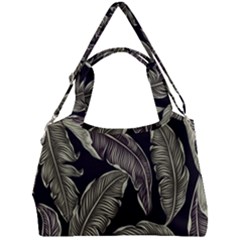 Jungle Sheets Tropical Pattern Double Compartment Shoulder Bag by Amaryn4rt