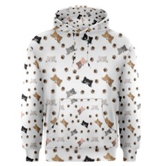 Illustration Cartoon Cat Paw Background Pattern Cute Men s Core Hoodie