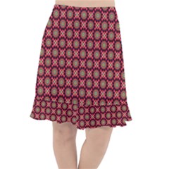 Kaleidoscope Seamless Pattern Fishtail Chiffon Skirt by Amaryn4rt