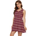 Kaleidoscope Seamless Pattern Tiered Sleeveless Mini Dress View3