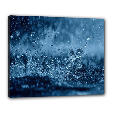 Water-water Canvas 20  X 16  (stretched) by nateshop