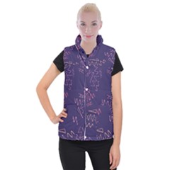 Background Abstract Pattern Design Women s Button Up Vest