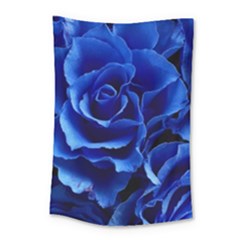 Blue Roses Flowers Plant Romance Small Tapestry