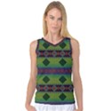 Background Pattern Texture Design Women s Basketball Tank Top View1