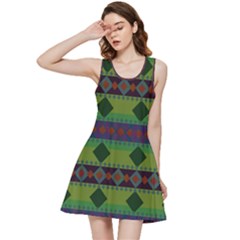 Background Pattern Texture Design Inside Out Racerback Dress