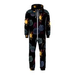 Illustration Cloud Computing Pattern Hooded Jumpsuit (kids)