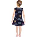 Illustration Cloud Computing Pattern Kids  Tunic Dress View2