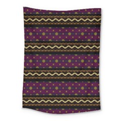 Background Flowers Abstract Pattern Medium Tapestry