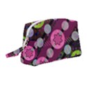 Background Circles Abstract Pattern Wristlet Pouch Bag (Medium) View1