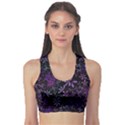 Retro Flower Pattern Design Batik Indonesia Sports Bra View1