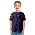 Retro Flower Pattern Design Batik Indonesia Kids  Sport Mesh Tee View1