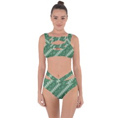 Vector Batik Pattern Java Indonesia Art Bandaged Up Bikini Set  by Wegoenart