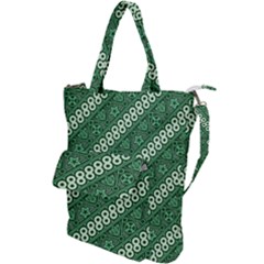 Vector Batik Pattern Java Indonesia Art Shoulder Tote Bag by Wegoenart