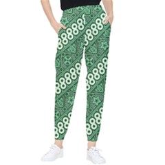 Vector Batik Pattern Java Indonesia Art Tapered Pants by Wegoenart