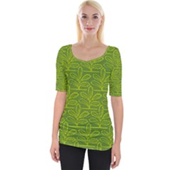 Oak Tree Nature Ongoing Pattern Wide Neckline Tee