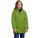 Oak Tree Nature Ongoing Pattern Kid s Hooded Longline Puffer Jacket View1