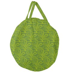 Oak Tree Nature Ongoing Pattern Giant Round Zipper Tote by Mariart