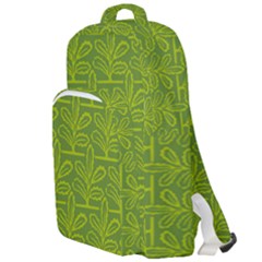 Oak Tree Nature Ongoing Pattern Double Compartment Backpack