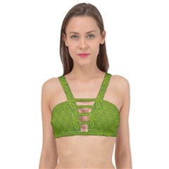 Oak Tree Nature Ongoing Pattern Cage Up Bikini Top