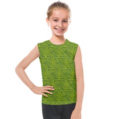 Oak Tree Nature Ongoing Pattern Kids  Mesh Tank Top by Mariart